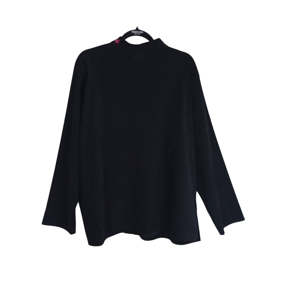 Notations Jacket Floral Embroidery Split Hem Wome… - image 8